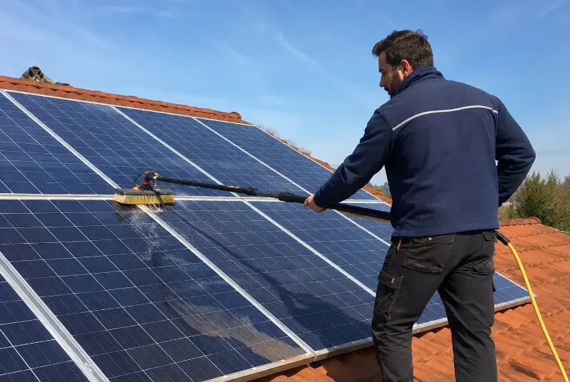 Nettoyage et entretien de panneaux solaires à Mortagne-sur-Gironde